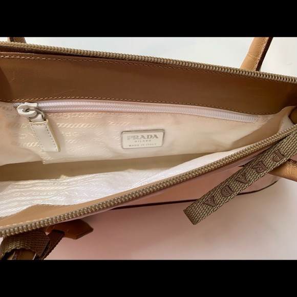 PRADA nylon leather white shoulder bag - Picture 9 of 9